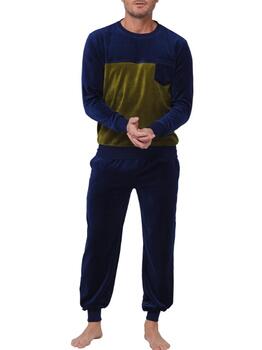 Pastunette Heren Marine Blauw Pyjama