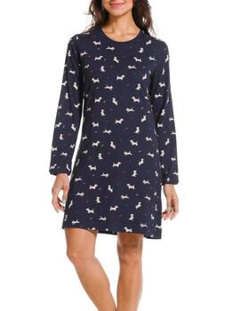Rebelle Dames Marine Blauw Nachthemd