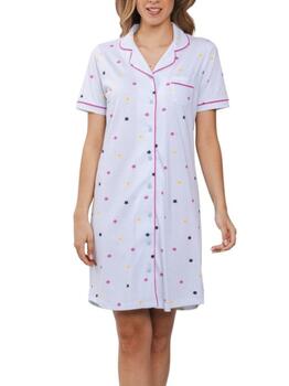Rebelle Dames Blauw Nachthemd