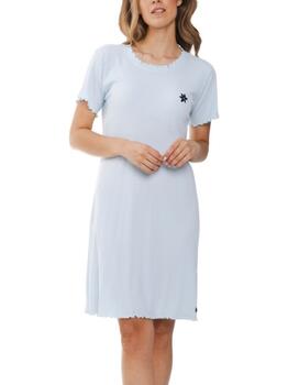Rebelle Dames Blauw Nachthemd