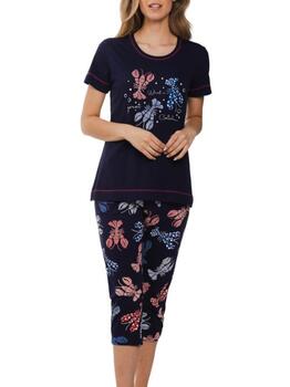 Rebelle Dames Marine Blauw Pyjama