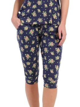 Pastunette Dames Marine Blauw Pyjamabroek