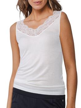 Pastunette Dames Sneeuw Wit Slaapshirt