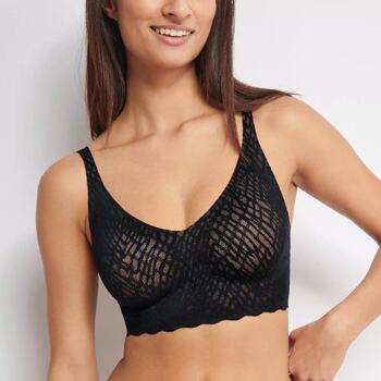 Sloggi Zero Feel Bliss Zwart Wireless bh
