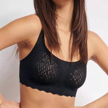 Sloggi Zero Feel Bliss Zwart Wireless bh