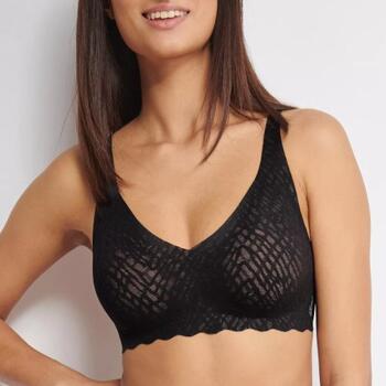 Sloggi Zero Feel Bliss Zwart Wireless bh