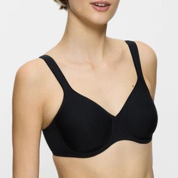 Triumph Modern Soft+Cotton Zwart Wireless bh