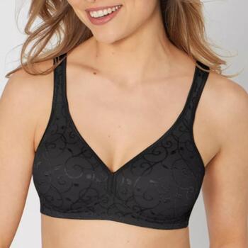 Triumph Elegant Cotton Zwart Wireless bh