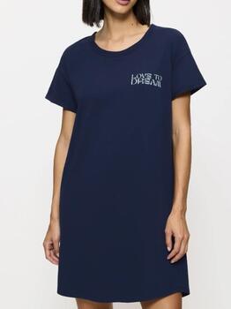 Triumph Nightdresses Marine Blauw Nachthemd