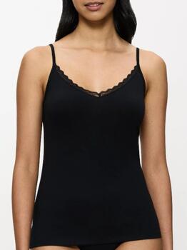 Triumph Feel of Cotton Zwart Spaghetti Top