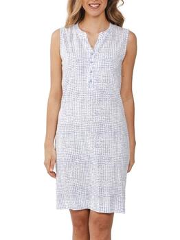 Pastunette Dames Blauw Nachthemd