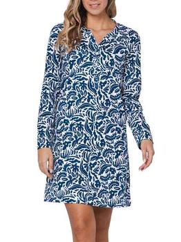 Pastunette Dames Blauw Nachthemd