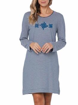 Pastunette Dames Marine Blauw Nachthemd