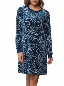 Pastunette Dames Marine Blauw Nachthemd
