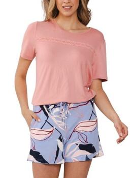 Pastunette Dames Roze Shortama