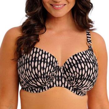 Fantasie Swim Shell Bay Zwart Voorgevormde Bikinitop