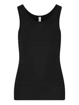 RJ Bodywear Pure Color Shape Zwart Dames Hemd