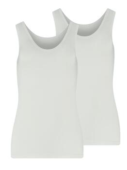 RJ Bodywear Pure Color Extra comfort Wit Dames Hemd