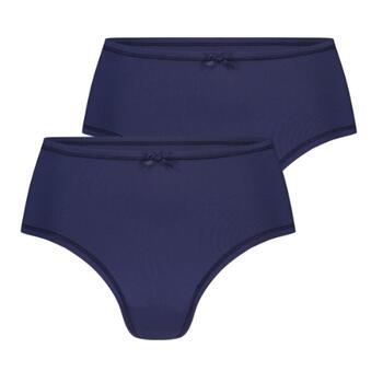 RJ Bodywear Pure Color Extra comfort Marine Blauw String