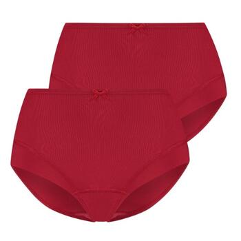 RJ Bodywear Pure Color Extra comfort Rood Slip
