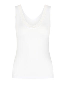RJ Bodywear Pure Color Wit Dames Hemd