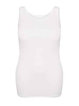 RJ Bodywear Pure Color Wit Dames Hemd