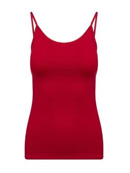 RJ Bodywear Pure Color Rood Spaghetti Top