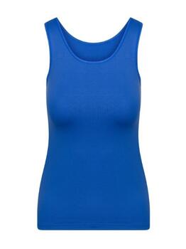 RJ Bodywear Pure Color Blauw Dames Hemd