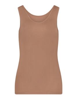 RJ Bodywear Pure Color Bruin Dames Hemd