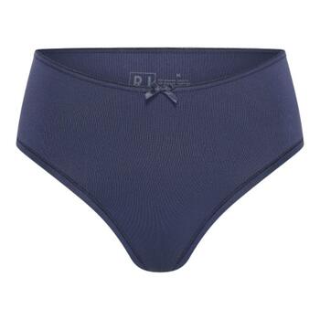 RJ Bodywear Pure Color Marine Blauw String