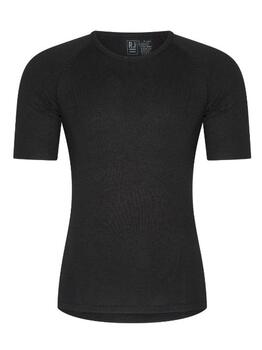RJ Bodywear Men Thermo Pro Zwart Heren Thermo T-Shirt