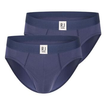 RJ Bodywear Men Pure Color  Marine Blauw Sport  Slip