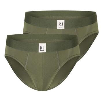 RJ Bodywear Men Pure Color  Groen Sport  Slip