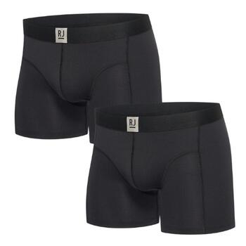 RJ Bodywear Men Pure Color  Zwart Sport Boxer