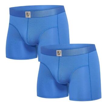 RJ Bodywear Men Pure Color  Blauw Sport Boxer