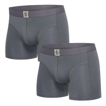 RJ Bodywear Men Pure Color  Donker Grijs Sport Boxer