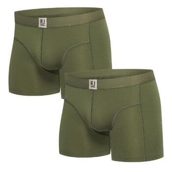 RJ Bodywear Men Pure Color  Groen Sport Boxer