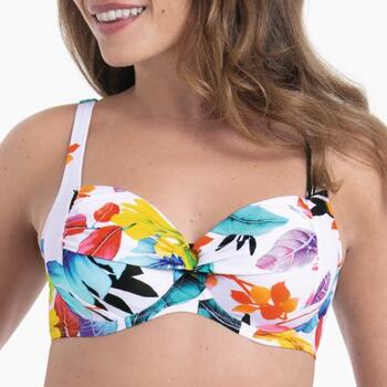 Anita Badmode Elna Wit/Print Voorgevormde Bikinitop