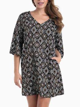 Anita Badmode Garda Zwart/Goud Tuniek