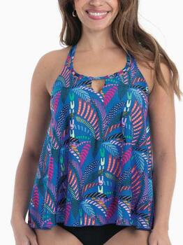 Rosa Faia Badmode Mabel Blauw Tankini Top