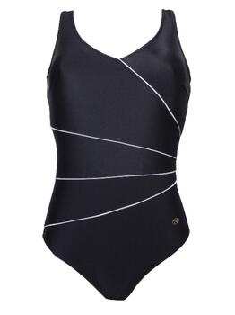 Naturana Badmode Dames Zwart Badpak