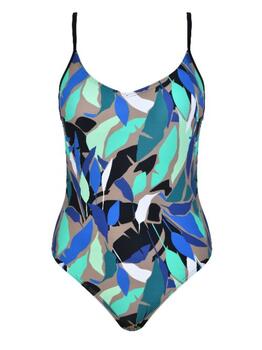 Naturana Badmode Dames Turquoise Badpak