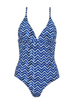Naturana Badmode Dames Blauw Badpak
