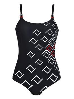 Naturana Badmode Dames Zwart Badpak