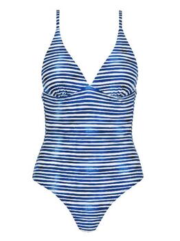 Naturana Badmode Dames Blauw Badpak