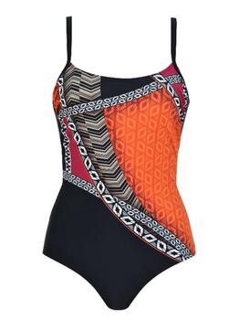 Naturana Badmode Dames Oranje Badpak