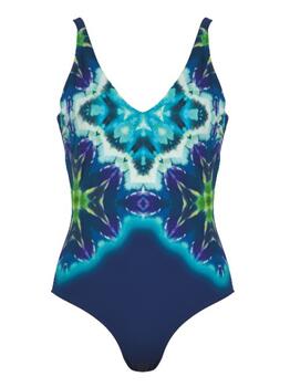 Naturana Badmode Dames Marine Blauw Badpak