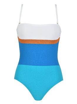 Naturana Badmode Dames Turquoise Badpak