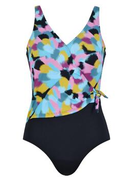 Naturana Badmode Dames Zwart Badpak