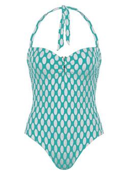 Naturana Badmode Dames Groen Badpak